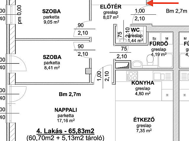 Érd Városközpontban első emeleti lakás eladó #5